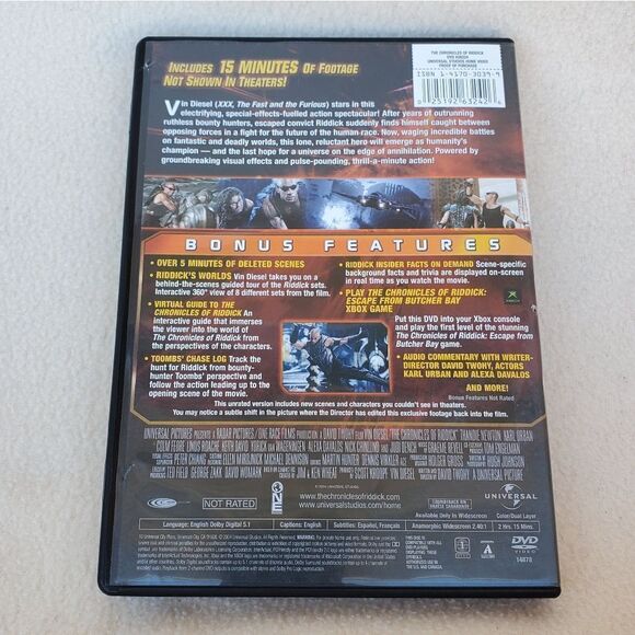 Pitch Black and Chronicles of Riddick DVD Bundle - Picture 7 of 10